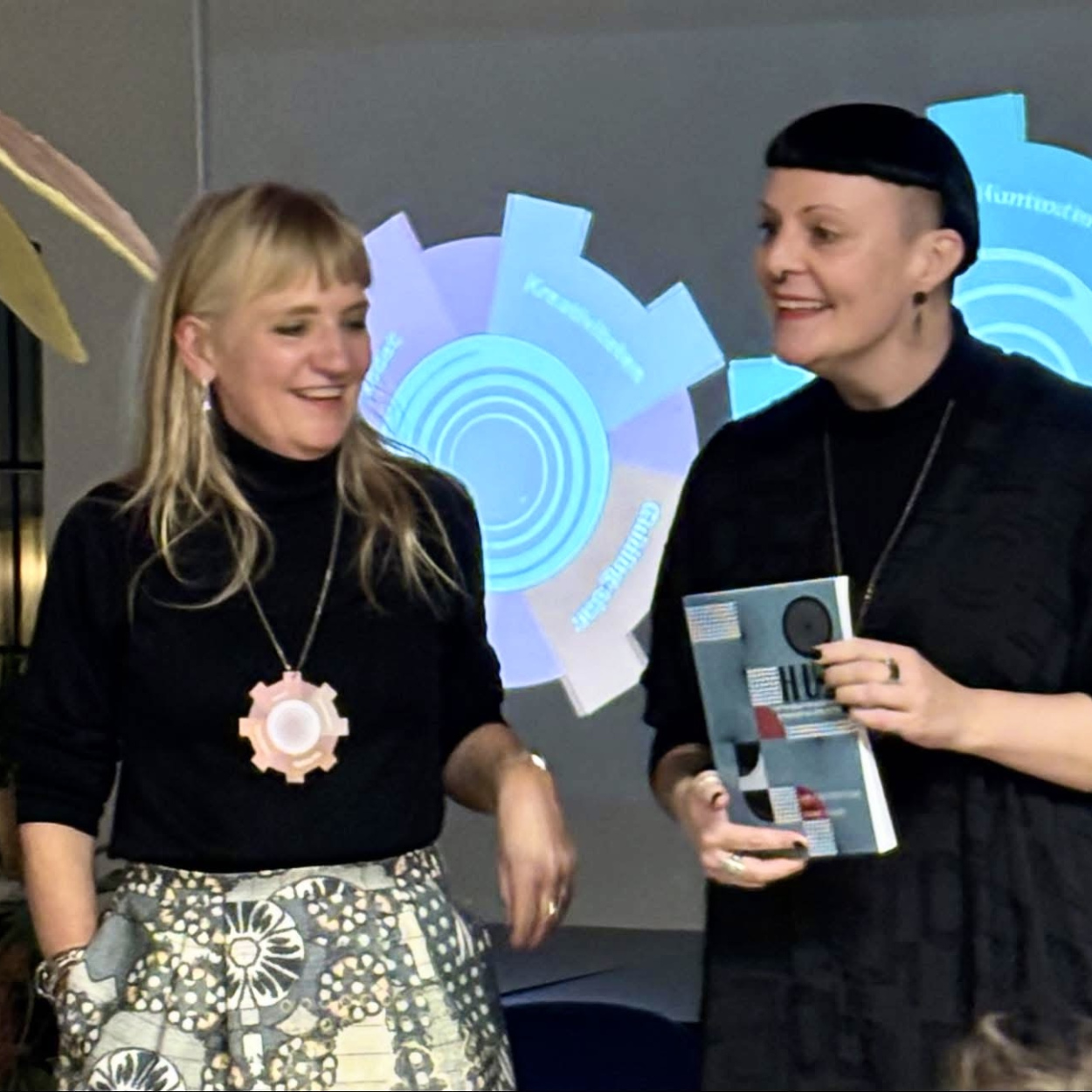 Image of Ulrika and Susanne at the book launch