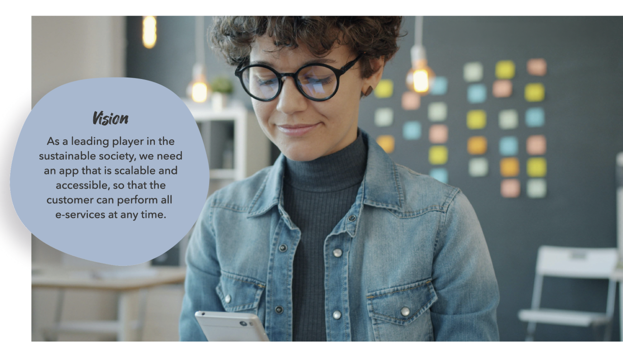 Image of vision for the app