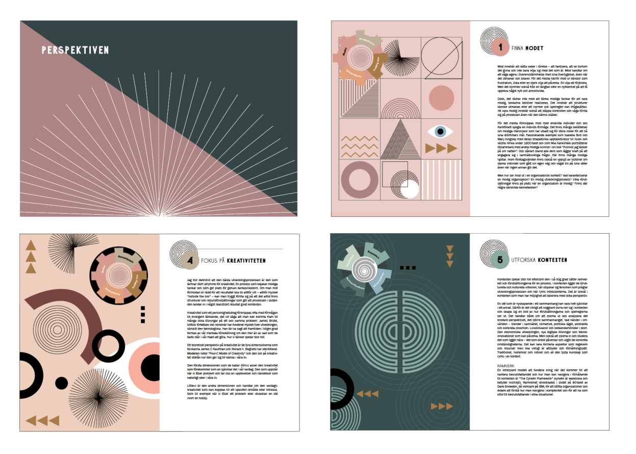 Images of inside the book